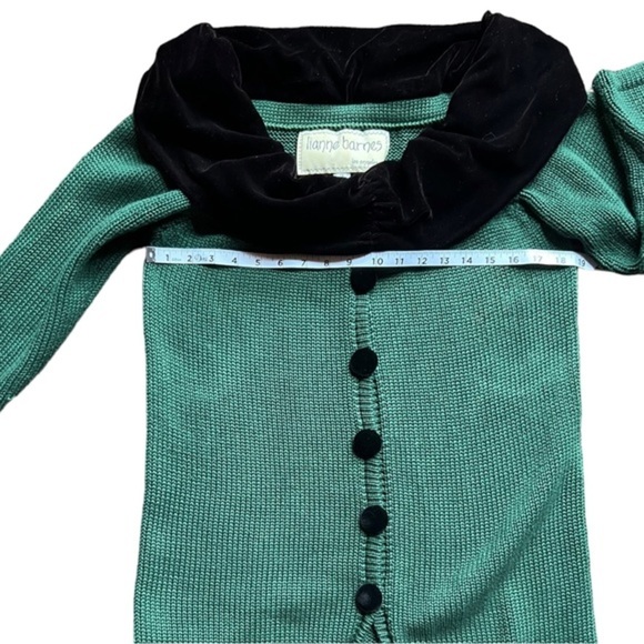 Vintage Lianne Barnes Button Up Cardigan Size 2 - Picture 3 of 6